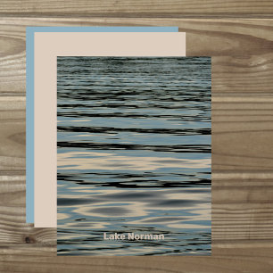 Lake Water Rippling Blue Beige Scrapbook paper