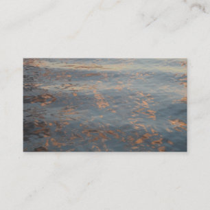 Lake Water Sunset Business Cards