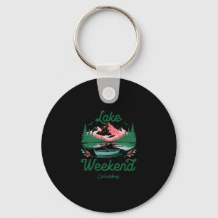 Lake Weekend Vacation Trip Columbus Ohio Key Ring