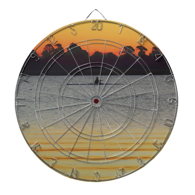 Lake Wendouree Calm Before Nightfall Dartboard (Front)
