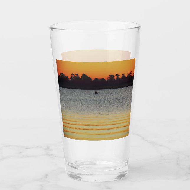 Lake Wendouree Calm Before Nightfall Glass (Front)