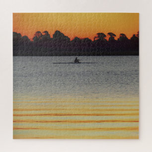 Lake Wendouree Calm Before Nightfall Jigsaw Puzzle