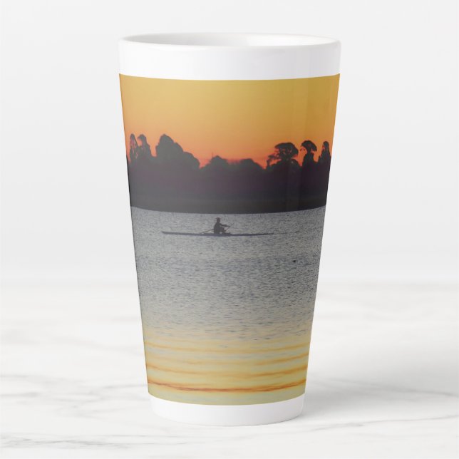 Lake Wendouree Calm Before Nightfall Latte Mug (Front)