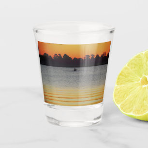 Lake Wendouree Calm Before Nightfall Shot Glass