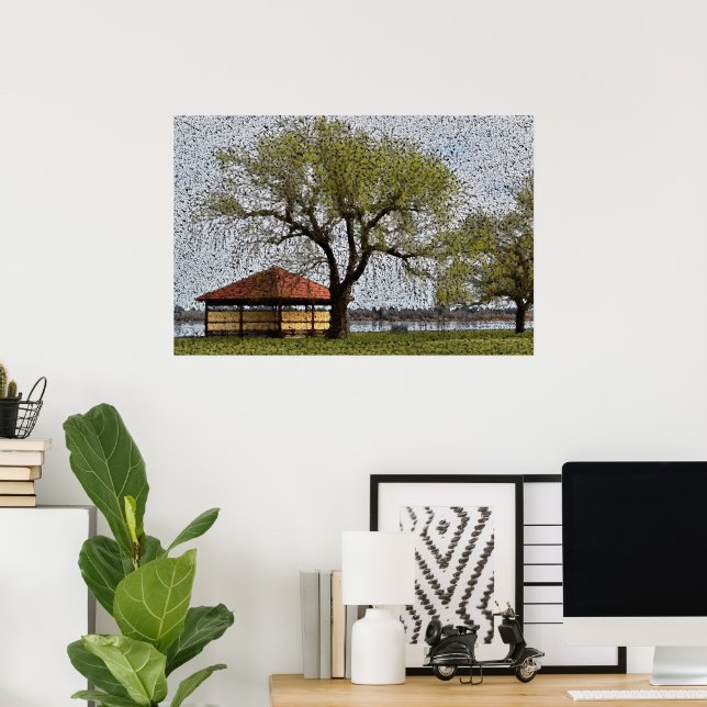 Lake Wendouree Pavilion Ballarat Poster (Home Office)