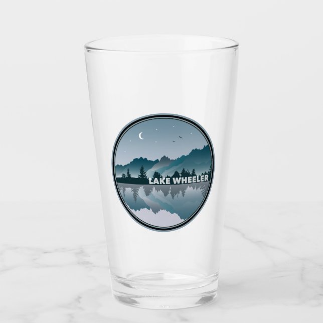 Lake Wheeler North Carolina Reflection Glass (Front)