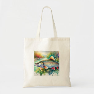 Lake Whitefish 020924AREF137 - Watercolor Tote Bag