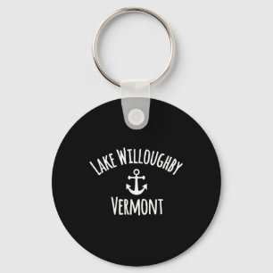 Lake Willoughby Vermont Sailing Boating Nautical B Key Ring