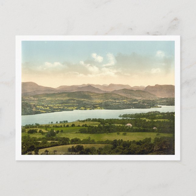 Lake Windermere I, Lake District, Cumbria, England Postcard (Front)