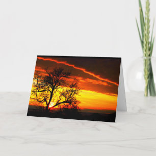 Lake Winnebago Sunset Thinking Of You Card