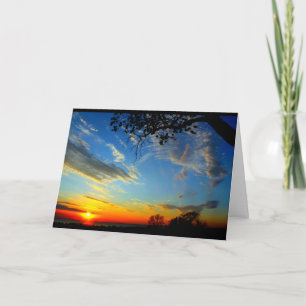 Lake Winnebago Sunset Thinking Of You Card