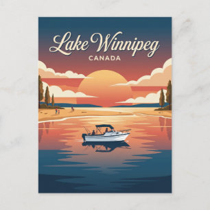 Lake Winnipeg Canada Postcard