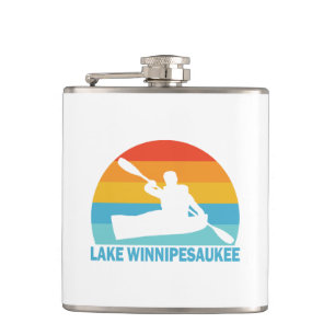 Lake Winnipesaukee New Hampshire Kayak Hip Flask