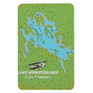 Lake Winnipesaukee New Hampshire travel poster Magnet