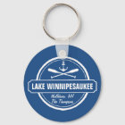 Lake Winnipesaukee NH custom town, name, anchor