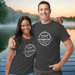 Lake Winnipesaukee NH custom town, name, anchor T-Shirt<br><div class="desc">Lake Winnipesaukee, New Hampshire nautical anchor design is personalised with your town (such as Moultonborough, Wolfeboro, Meredith, Alton, Gilford, Weirs Beach, etc.) and your name (or delete). This retro, vintage style design features a white circle, anchor, crisscrossed paddles and a bold banner that reads Lake Winnipesaukee. Perfect for the boating...</div>