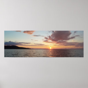 Lake Winnipesaukee sunset Poster