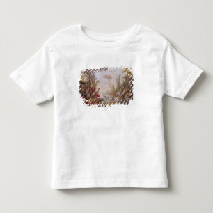 Lake with geese, storks, parrots and herons toddler T-Shirt