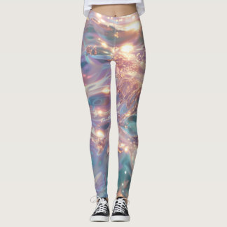 Lake with glittering gold Leggings