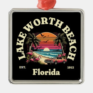 Lake Worth Beach,Florida Metal Tree Decoration