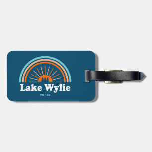 Lake Wylie North Carolina South Carolina Rainbow Luggage Tag
