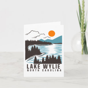 Lake Wylie North Carolina Summer Lake Life Boating Card