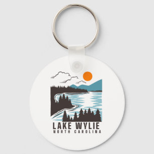 Lake Wylie North Carolina Summer Lake Life Boating Key Ring