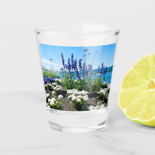Lake Zurich Flowers Shot Glass