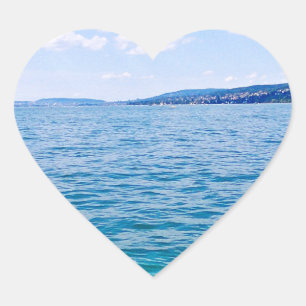 Lake Zurich Heart Sticker