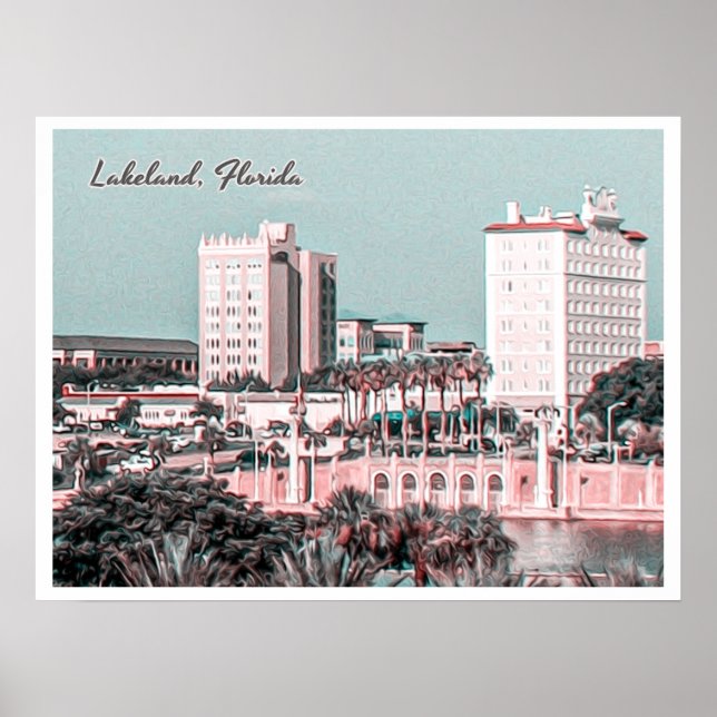 LAKELAND FLORIDA POSTER (Front)