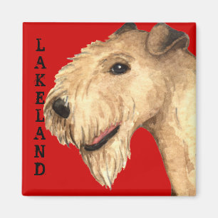 Lakeland Terrier Colour Block Magnet