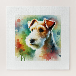 Lakeland Terrier Dog 190624AREF116 - Watercolor Jigsaw Puzzle
