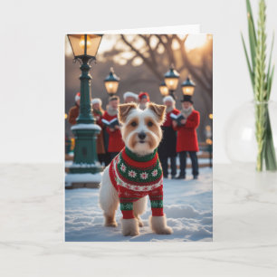 Lakeland Terrier Dog Christmas Greeting Card