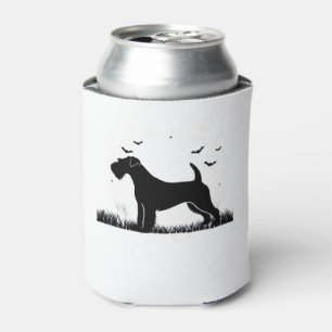 Lakeland Terrier Dog � Halloween Moon Silhouette C Can Cooler