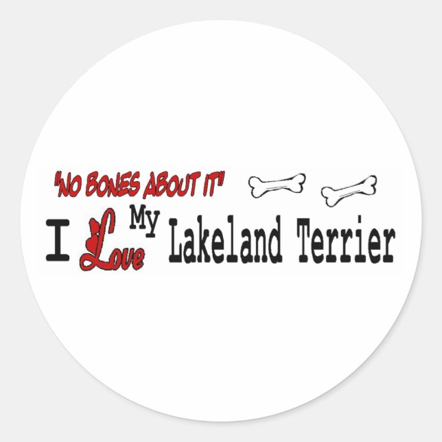 Lakeland Terrier (I Love) Sticker (Front)