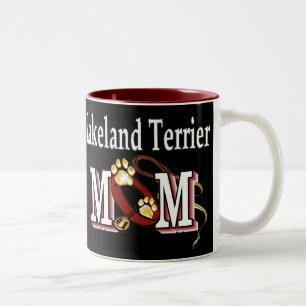 Lakeland Terrier MOM Gifts Two-Tone Coffee Mug