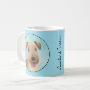 Lakeland Terrier Painting - Cute Original Dog Art Coffee Mug