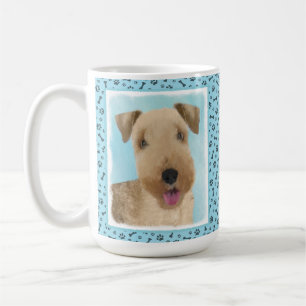 Lakeland Terrier Painting - Cute Original Dog Art Coffee Mug