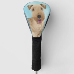 Lakeland Terrier Painting - Cute Original Dog Art Golf Head Cover