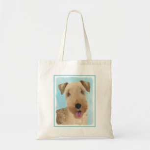 Lakeland Terrier Painting - Cute Original Dog Art Tote Bag