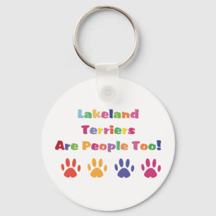 Lakeland Terriers Are People Too Key Ring
