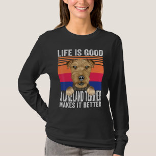 Lakeland Terriers Makes Your Life Good Vintage T-Shirt