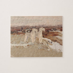 Lakeland Terriers November Days Jigsaw Puzzle