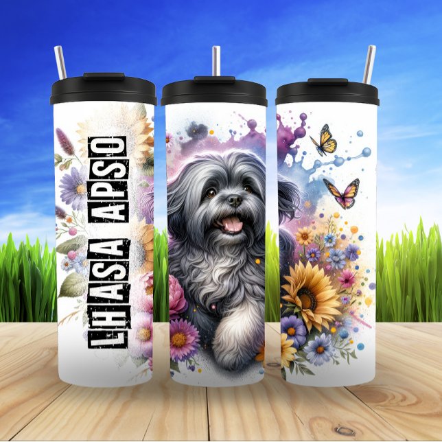 Lakeland Terrier's Sunny Sprout Thermal Tumbler (Creator Uploaded)