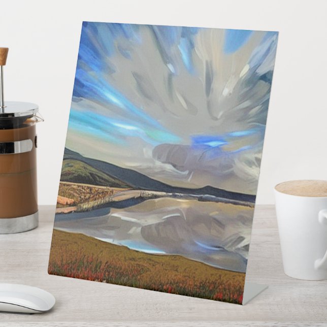 LAKES PEDESTAL SIGN (In SItu)