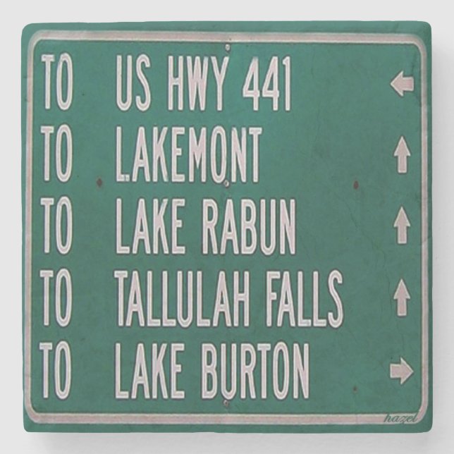Lakes Sign Ga Coaster (Front)