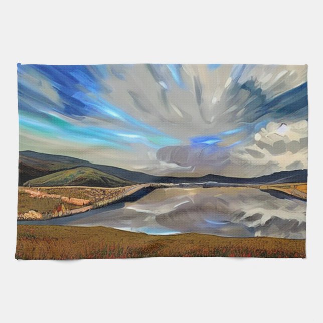 LAKES TEA TOWEL (Horizontal)