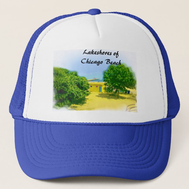 Lakeshores of the Chicago Beach Trucker Hat (Front)