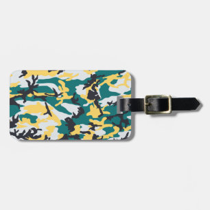 Lakeside Camo Pattern Luggage Tag
