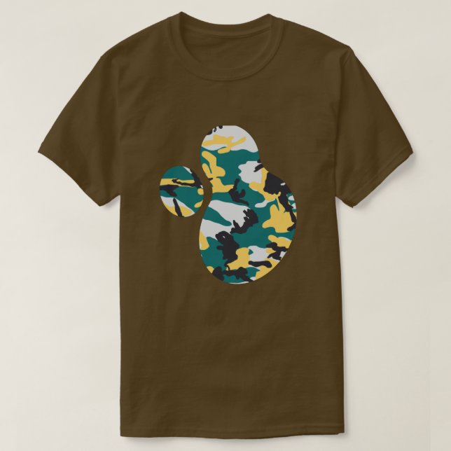 Lakeside Camo Pattern Paint Splat v2 T-Shirt (Design Front)
